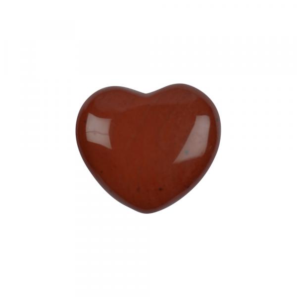 Taschenherz - Steinsorte Jaspis rot (Wille, Durchhaltevermögen)